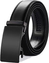 CKeep Leather Ratchet Dress Belt 1 3/8 with Automatic Slide Belt, Click Adjustable Trim to Fit in Gift Box